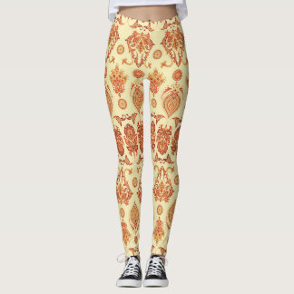 Leggings Folkloric Batik Floral Motif ethnique