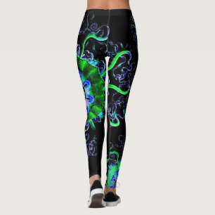 Leggings Fonctionnement au néon de pantalon de yoga de