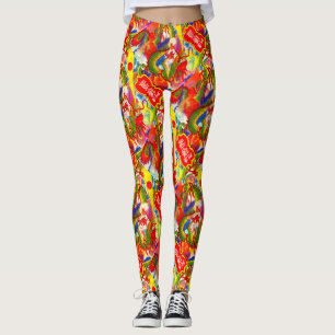 Leggings Fonctionnement de pantalon de yoga de dragon