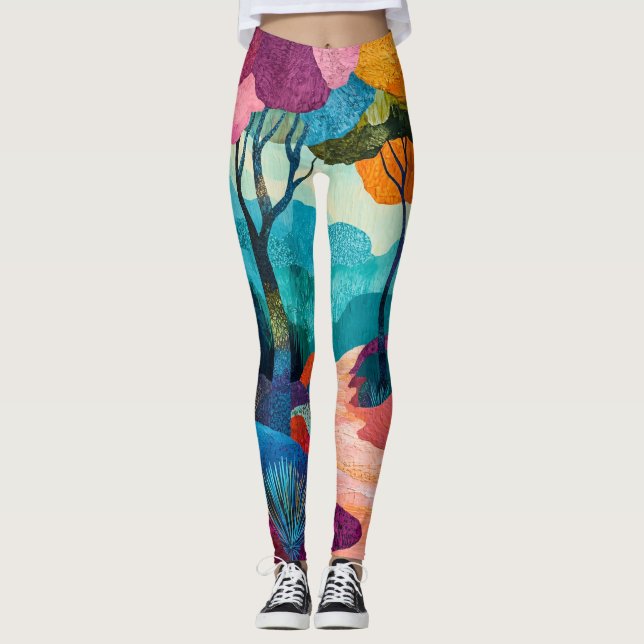 Leggings forestiers d'automne (Devant)