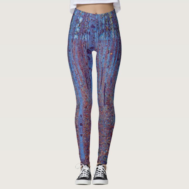 Leggings Forêt de hêtres par Gustav Klimt, Art Nouveau Vint (Devant)