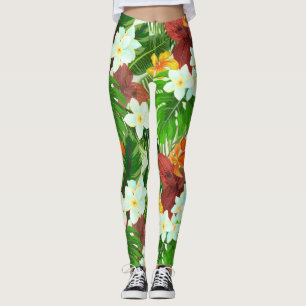 Leggings Forêt tropicale vibrante