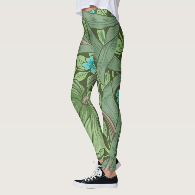 Leggings Forget-Me-Nots, Wallpaper de William Morris (Gauche)