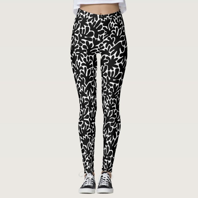 Leggings Formes biologiques Abstraites 240822 (Devant)