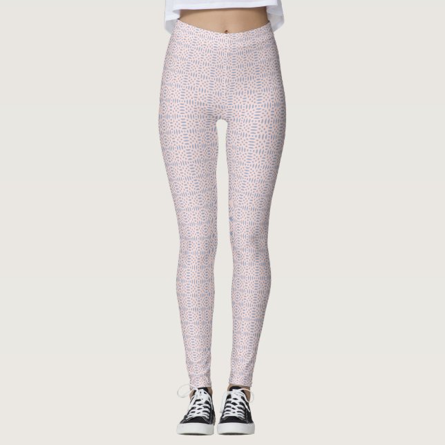 Leggings formes circulaires motif transparent (Devant)