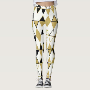 Leggings Formes colorées, motif abstrait géométrique