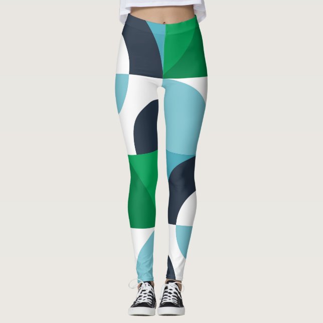 Leggings Formes et formes simples Abstraites (Devant)
