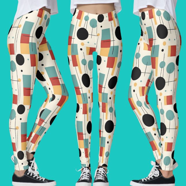 Leggings Formes géométriques modernes (Créateur téléchargé)