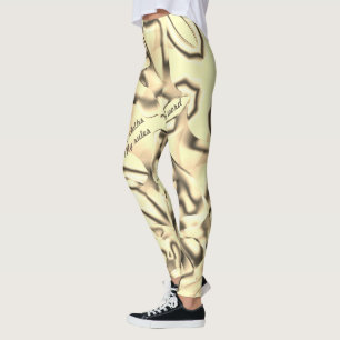 Leggings Formes vert courbé d'acrylique, un peu de graisse 