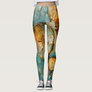 Leggings Fossiles De Gem Ammonite