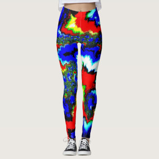 Leggings Fou Abstrait Mandlebrot