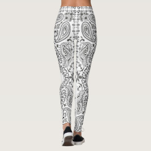 Leggings Foulard blanc
