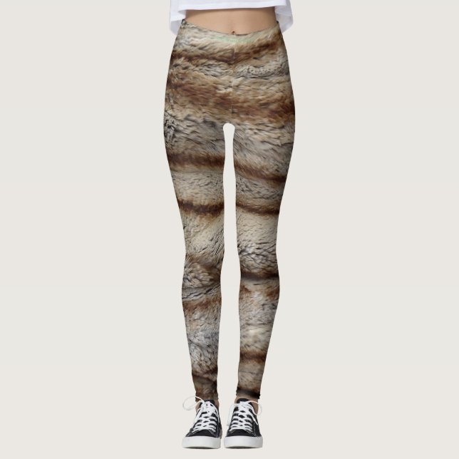 LEGGINGS FOURRURE AUTHENTIQUE 2 DE CHINCHILLA (Devant)