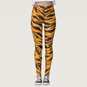 Leggings fourrure de tigre, peau de tigre, motif de peau d'
