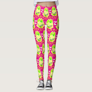 Leggings fox cartoon