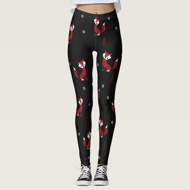 Leggings Fox d'hiver (Devant)