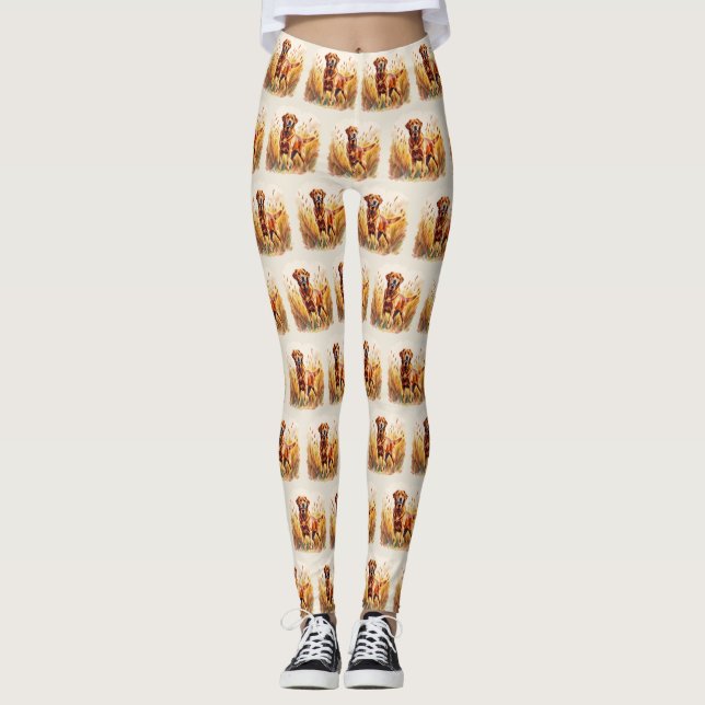 Leggings Fox Red Labrador Retriever Dog (Devant)