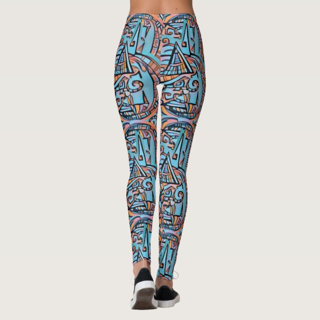Leggings Fractages Extraordinaires (Dos)