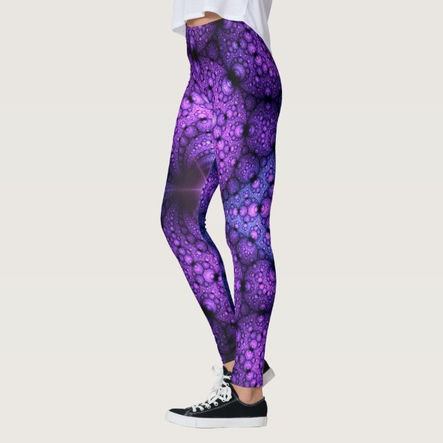 Leggings Fractale d'Apophysis - fusion d'atomes + vos idées (Gauche)