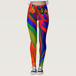 Leggings Fractale multicolore brillant