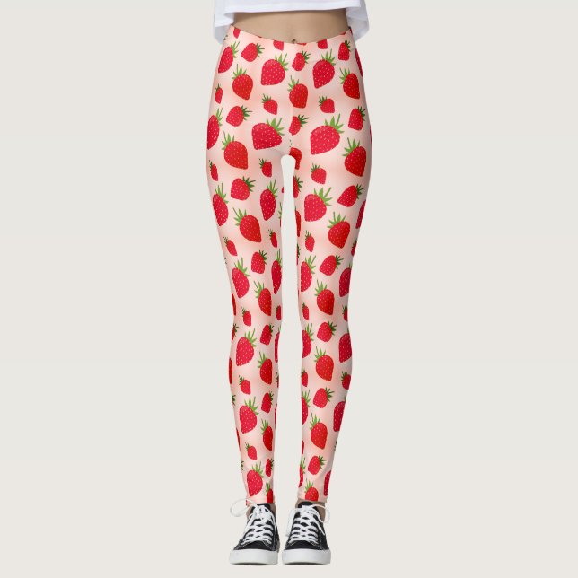 Leggings Fraise vintage (Devant)