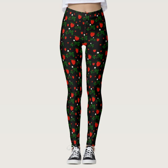 Leggings Fraises des Bois (Devant)