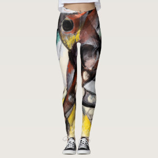 Leggings Franz Marc Caliban célèbre peinture féminine