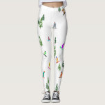 Leggings Freeride Snowboard Snowboard Snowboard Blanc<br><div class="desc">Illustration fantaisiste cool de snowboarders colorés,  snowboard downhill dans les montagnes parmi les pins,  l'épinette,  sapins sur la poudre de neige fraîche. Le snowboard et le sport de plein air xmas dans une forêt d'hiver.</div>