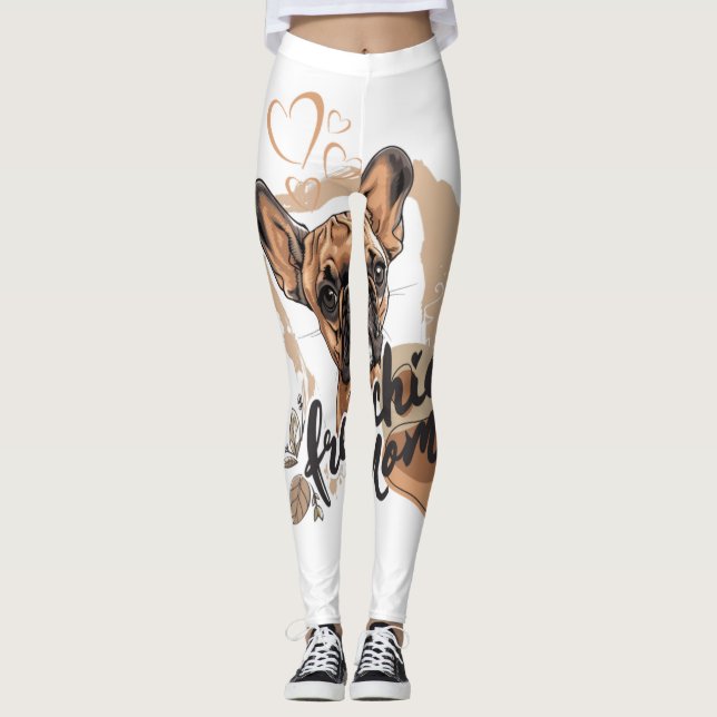 Leggings Frenchie Mom (Devant)