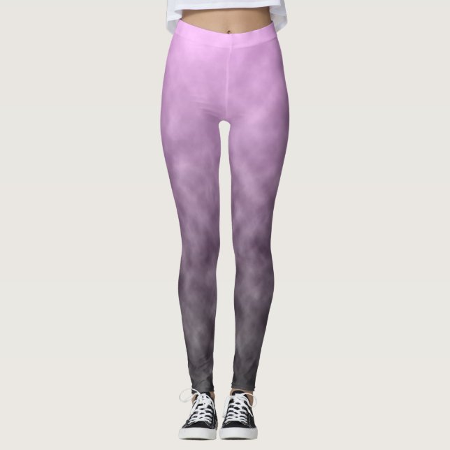 Leggings Frêne à fleurs de lilas (Devant)