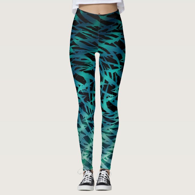 LEGGINGS FRÉNÉSIE DE REQUIN (Devant)