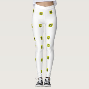 Leggings "Fresh Kiwis on White Background – Minimalist Frui