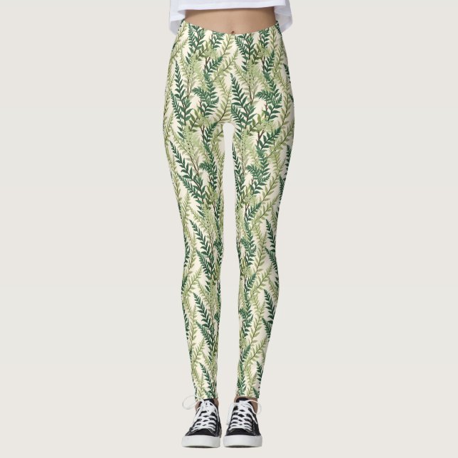 Leggings Frondes Fern (Devant)