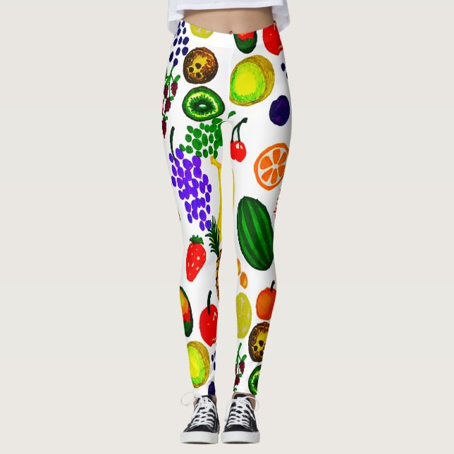 Leggings Fruit à main Motif Medley (Devant)