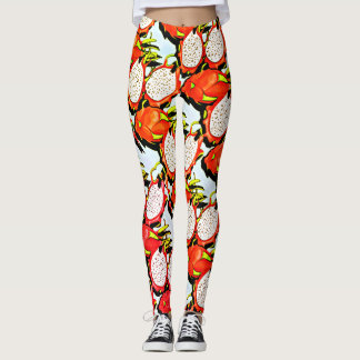 Leggings fruit du dragon tropical