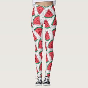 Leggings Fruit motif transparent   motif de surface de frui