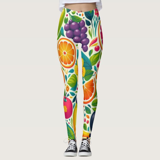 Leggings Fruits colorés (Devant)