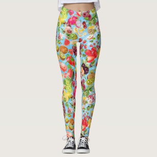 Leggings Fruits tropicaux salants
