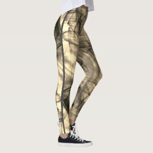 Leggings Fumée noire moderne unique Ombre Éffrayant Hallowe