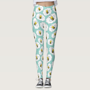 Leggings Fun Bee Motif