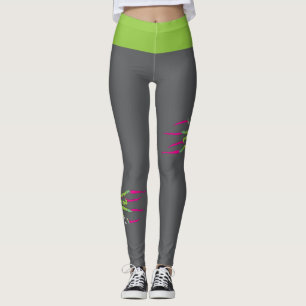 Leggings Fun Funky Bloody Zombie A Éliminé L'Attaque Zombie