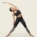 Leggings Fun géométrique style noir<br><div class="desc">Découvrez confort et style avec nos leggings noirs modernes. Dotés d'un motif géométrique élégant sous le genou, ces jambes sont parfaites pour les femmes occupées qui veulent avoir l'air sans effort et élégant. Fabriqués avec le plus grand soin, ils offrent un ajustement doux et sont conçus pour vous garder à...</div>