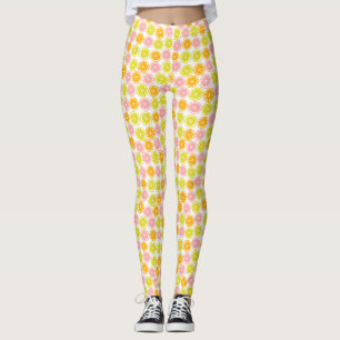 Leggings Fun Motif de fruits d'agrumes
