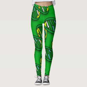 Leggings Fun Trendy Science ADN Abstrait 
