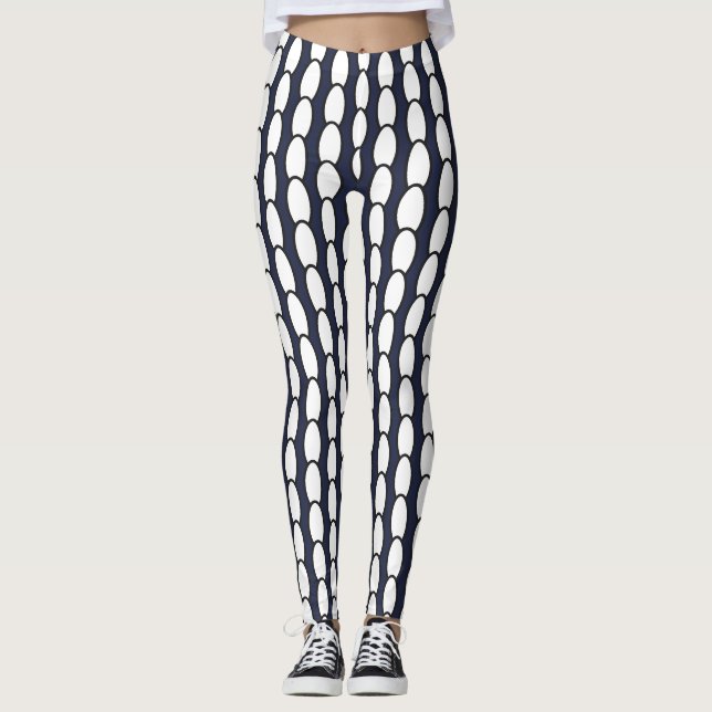 Leggings Funky Cercles Taches Puissance (Devant)