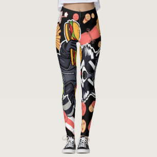 Leggings Funny Raccoon ‘Live Fast Eat Trash’