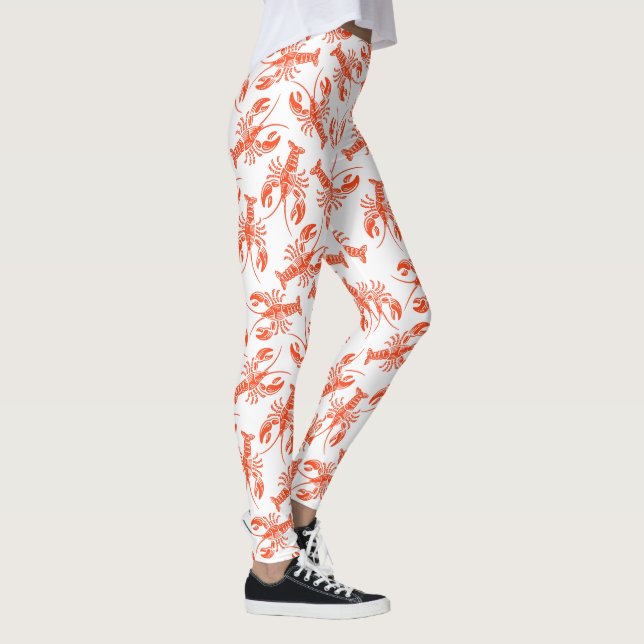Leggings Funny Red Lobster Motif (Droite)
