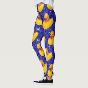 Leggings Funny Rubber Ducks Yellow Duckie Farm Amoureux des
