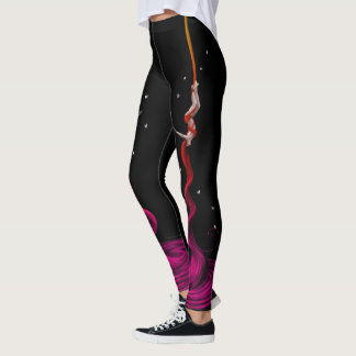 Leggings Fushia Fade, artiste de soie aérienne