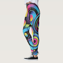 Futuriste Néon Abstrait Féminin
